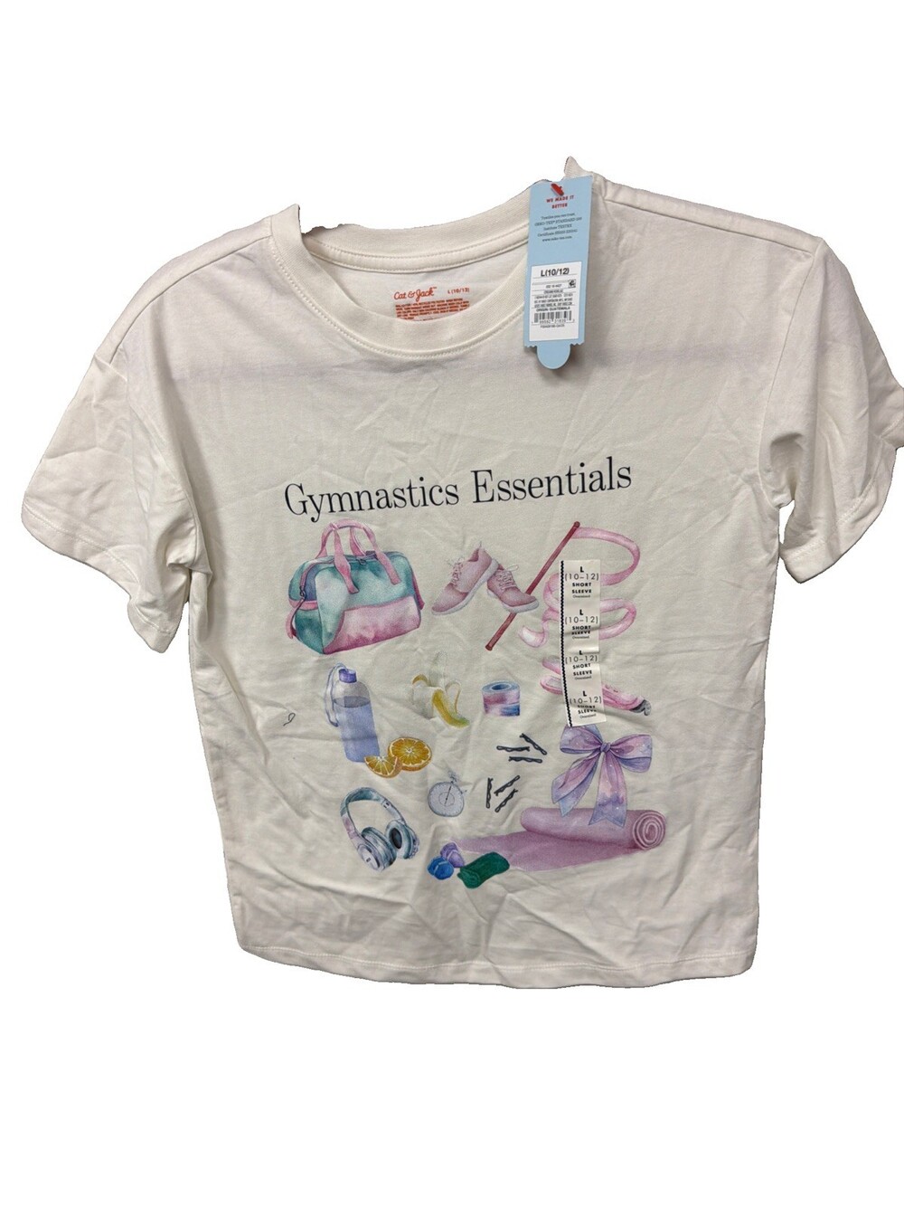 Cat & Jack Gymnastics Essentials Shirt Kids L G0014